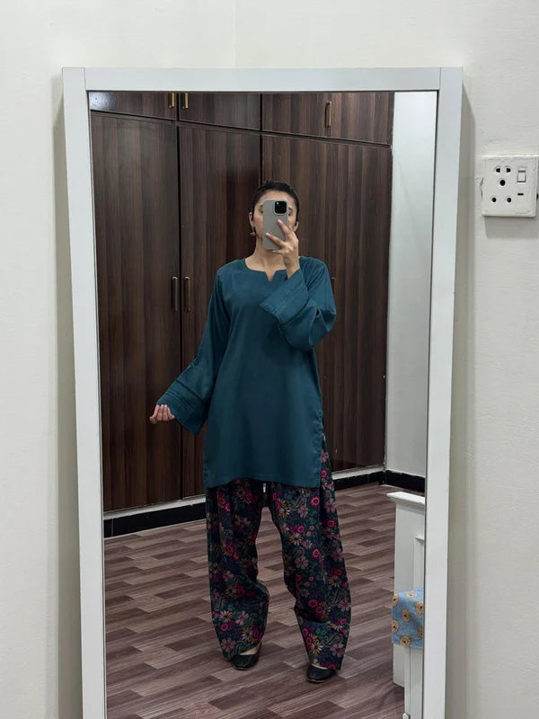 RANJA SET ( FARSHI SHALWAR ) – Zarqaa.pk